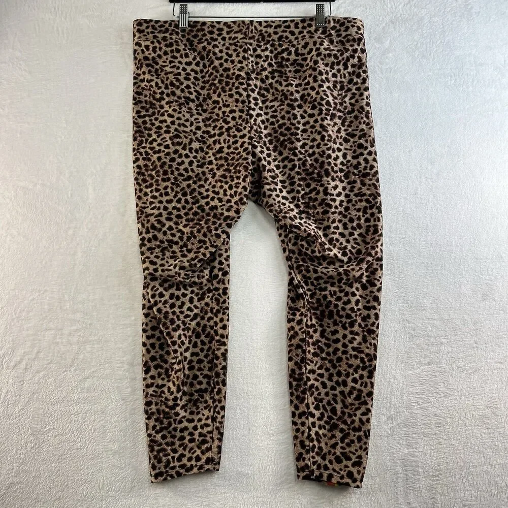 Torrid 3 3X Full Length Signature Waist Liquid Legging Animal Rainbow Stripe - Picture 6 of 11